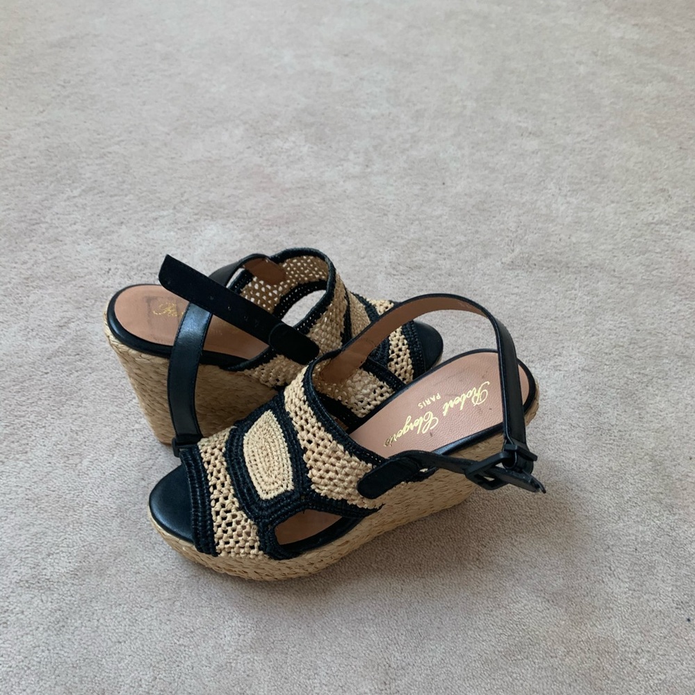 Robert Clergerie wooden sandals